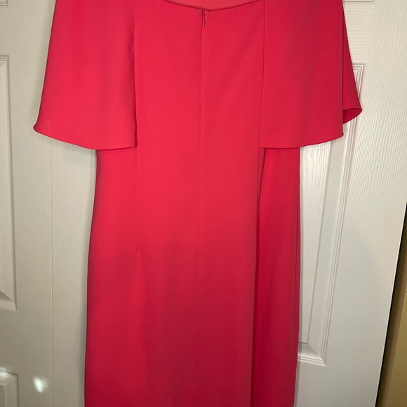 TRINA TURK Pink Scenic Flare Sleeve Pink Shift Dress - Picture 12 of 12